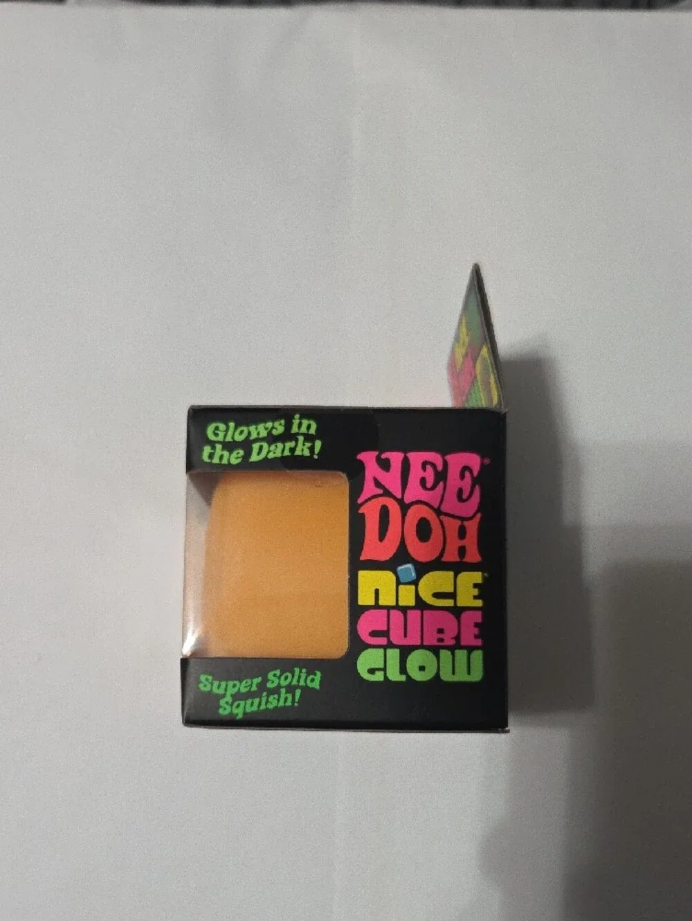 Nice Cube Glow Super Solid Squish - Orange